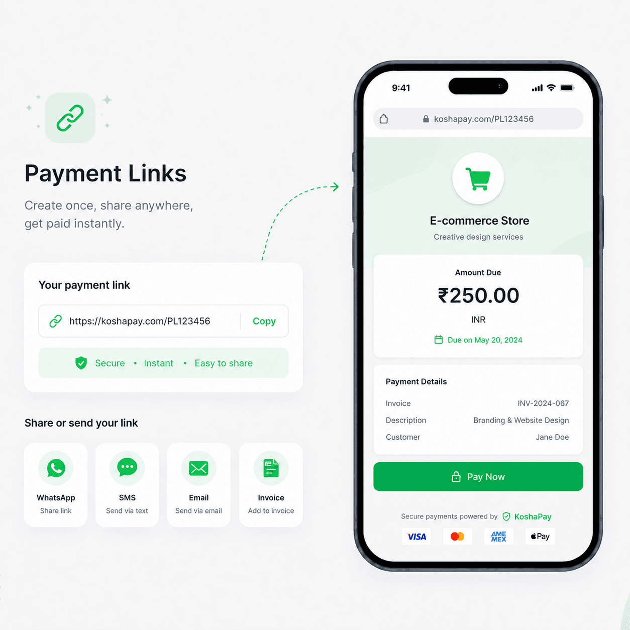 Payment links